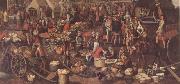 Pieter Aertsen Market Scene(Ecce Homo fragment) (mk14) Sweden oil painting artist